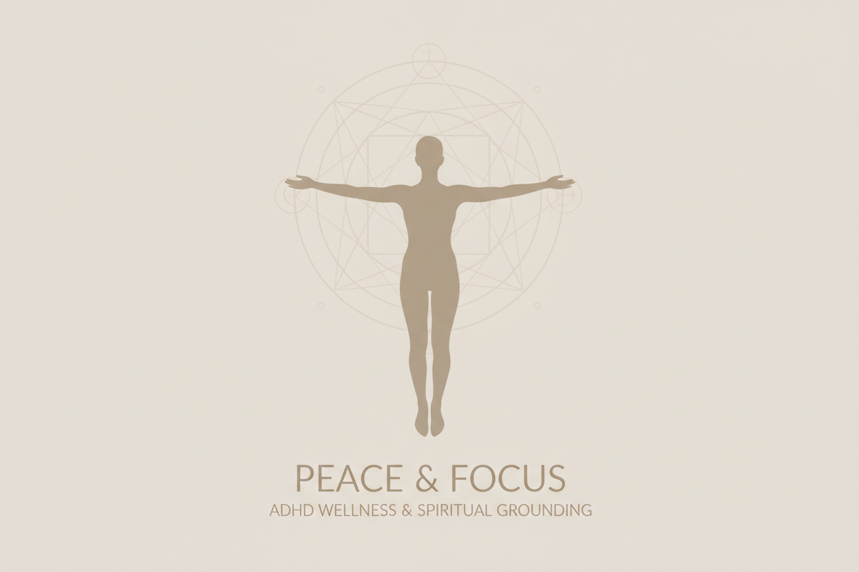 Beige monotone with sacred geometry